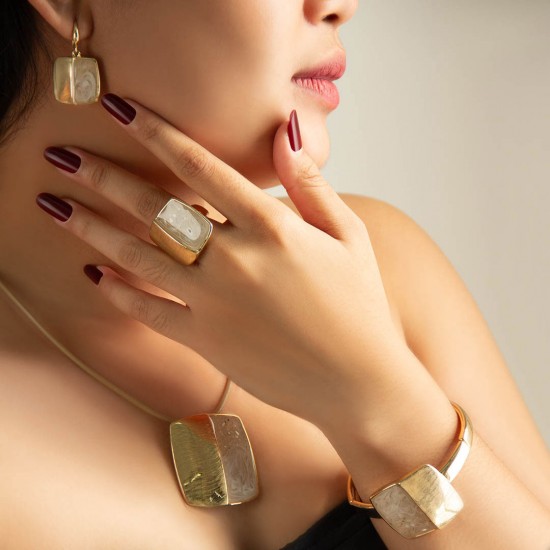 Piazza Gold Earrings