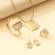 Piazza Gold Earrings