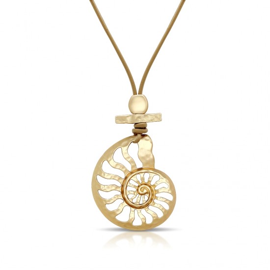 Kalung Emas Clam Shell
