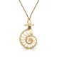 Kalung Emas Clam Shell