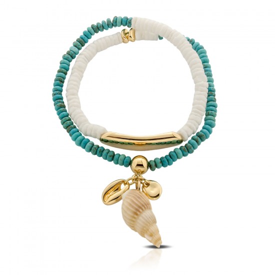 Gelang Double Turquoise