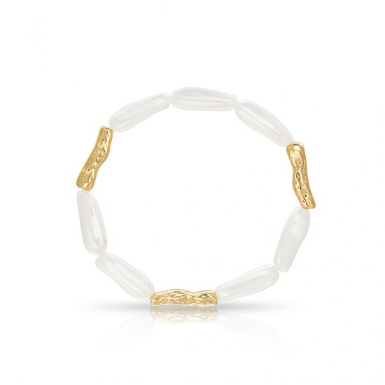 Gelang Emas Mutiara Slice