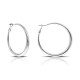 Big Loops Silver Earrings