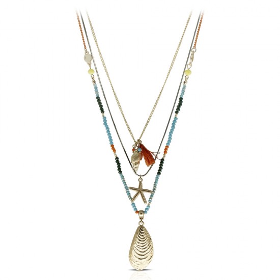 Tuju Layered Gold Necklace