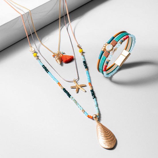 Tuju Layered Gold Necklace