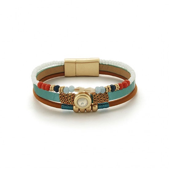Green Forest Gold Bracelet