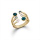 Allure Triple Gold Ring