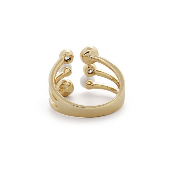 Allure Triple Gold Ring