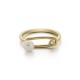 Cincin Zircon Mutiara Emas Luna