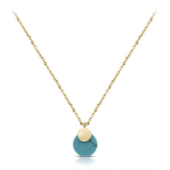 Kalung Emas Turquoise Sharon