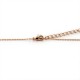 Kalung Kuarsa Druzy Pastel Rose Gold