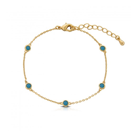 Gelang Emas Turquoise Annie