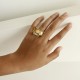 Folded Gold Ring