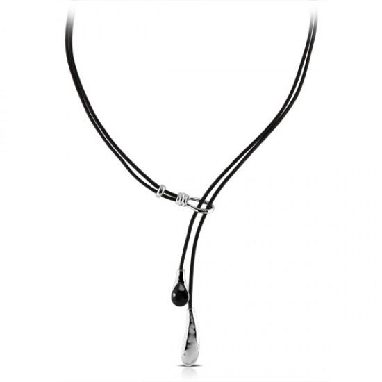 Kalung Perak Kulit Tiba