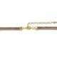 Or Gold Leather Necklace