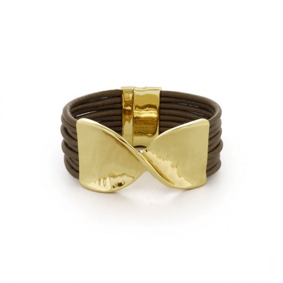 Gelang Kulit Emas Bow