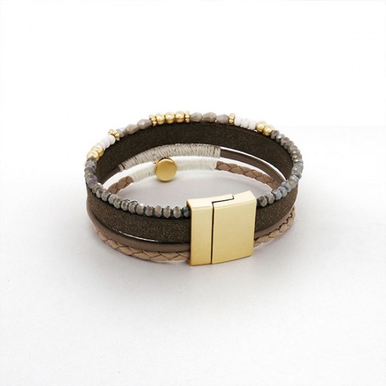 Marian Leather Gold Bracelet