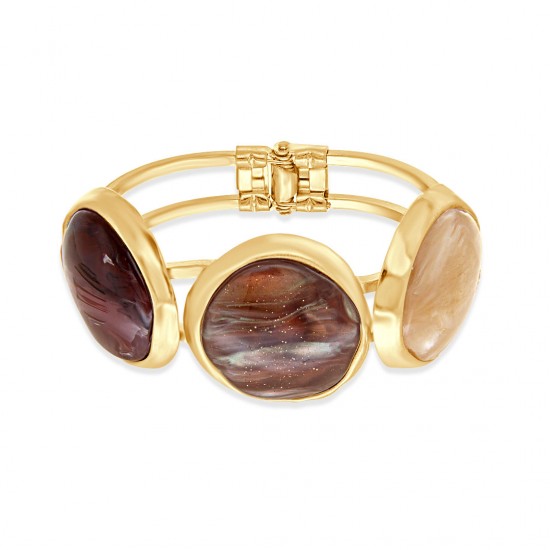 Marsya Three Gold Bracelet