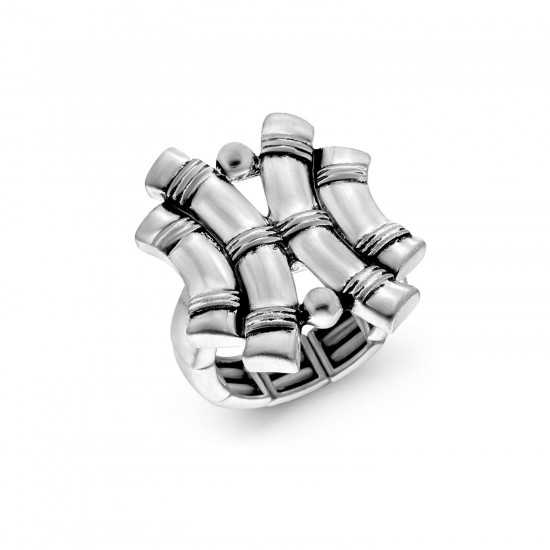 Bambu Silver Ring