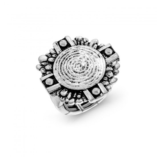 Fosil Silver Ring