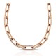 Chain Crystal Rose Gold Necklace