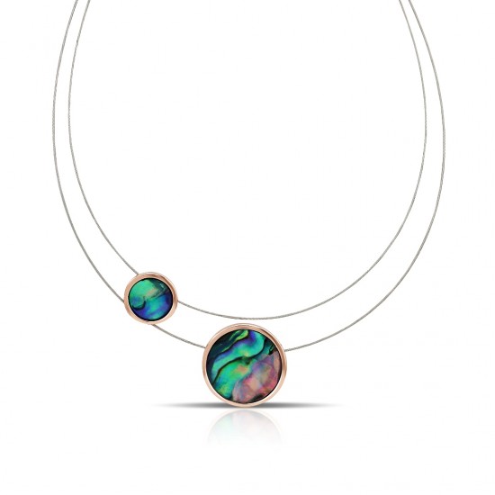 Kalung Rose Gold Mother Of Pearl Elma