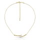Kalung Mutiara EMas One Line