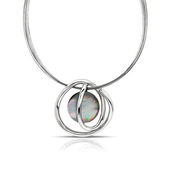 Kalung Perak Mother Of Pearl Supernova