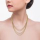 Tiny Layered Chain Gold Necklace
