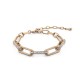 Chain Crystal Rose Gold Bracelet