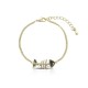 Ikan Mother of Pearl Gold Bracelet