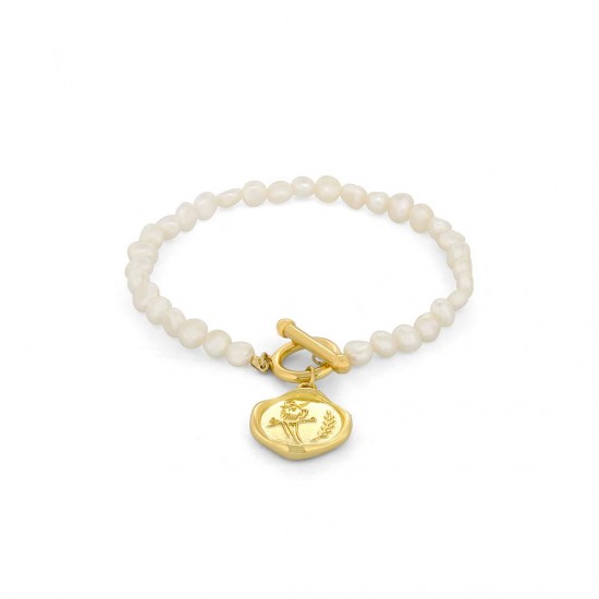 Gelang Emas Mutiara Medal