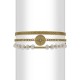 Cika Pearl Gold Bracelet