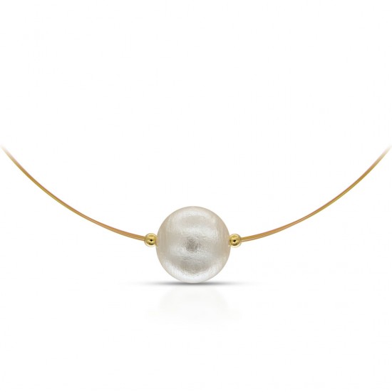 Kalung Mutiara Emas One