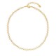 Kalung Perak Mutiara Duble Way