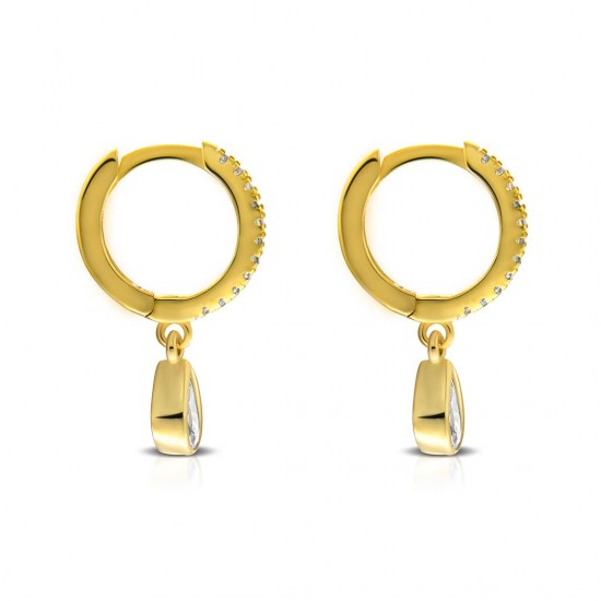 Anting Emas Zirkon Kundur