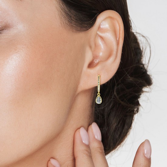 Anting Emas Zirkon Kundur