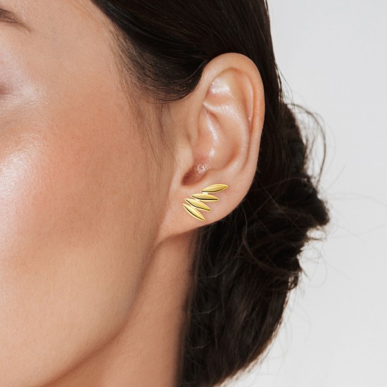 April Gold Earrings