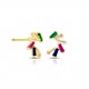 Anting Emas Multicolor Zirkon Marian