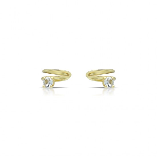 Efra Zircon Gold Ear Cuff