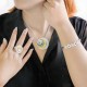 Wheels Tri Tone Necklace