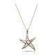 Starfish Mother of Pearl Gold Necklace