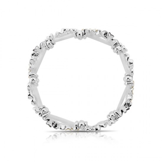 Multiflower Tri Tone Bracelet
