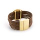 Golden Coin Cord Bracelet
