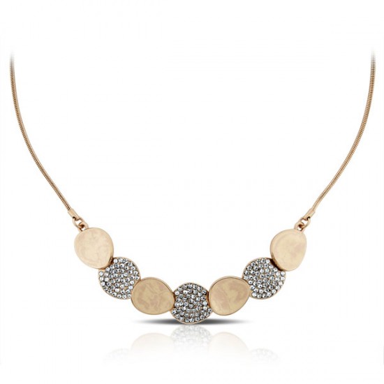 Ratu Crystal Rose Gold Necklace
