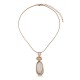 Pia Cat Eye Rose Gold Necklace