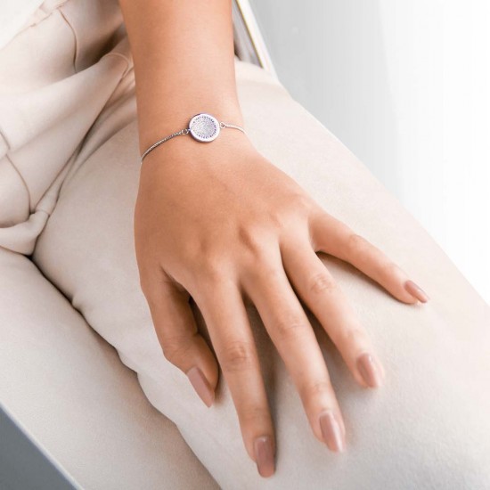 Diana Zircon Silver Bracelet