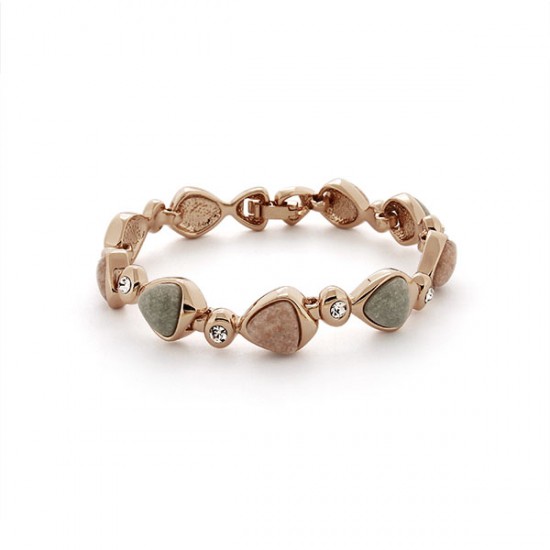 Lady Crystals Rose Gold Bracelet