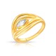 Stare Zircon Gold Ring