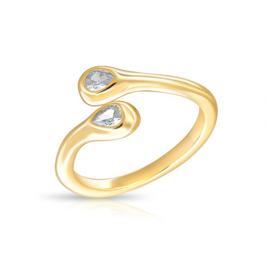 Cincin Emas Zirkon Twina